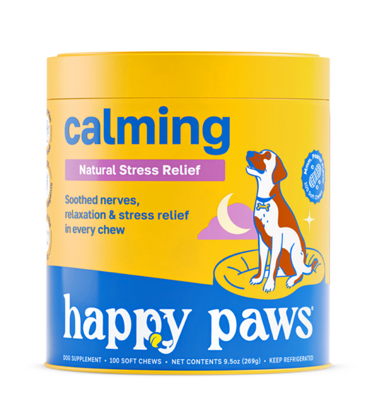Suplemento calmante para perros | Con manzanilla y teanina