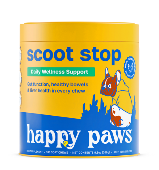 Suplemento Scoot Stop para perros | Apoyo a las glándulas anales