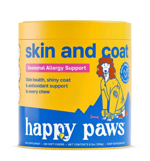 Suplemento para la piel y el pelaje de perros | Con biotina y aceite de coco