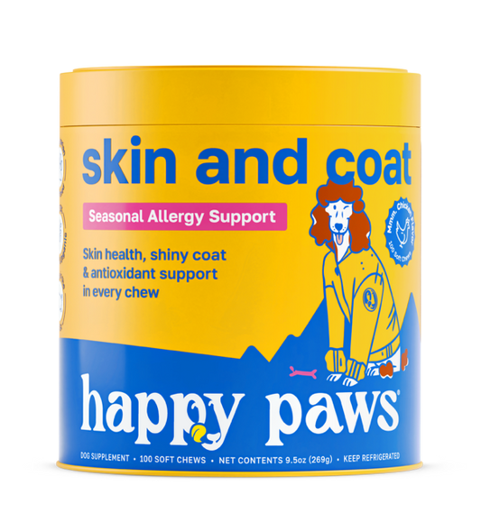 Suplemento para la piel y el pelaje de perros | Con biotina y aceite de coco