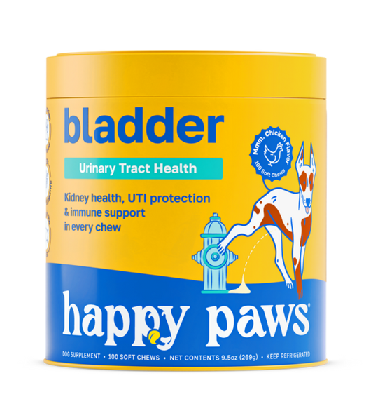 happy paws supplement dog bladder